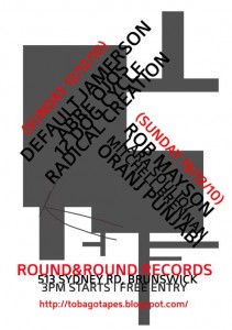 Round & Round Records Gig